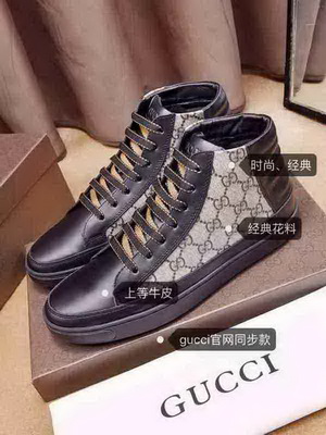 Gucci High-Top Fashion Men Shoes_001